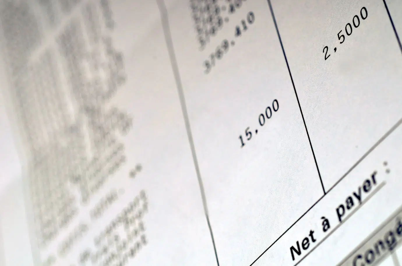 salaire brut de 3300