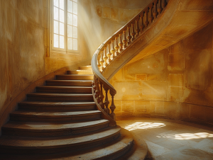 Monte-escalier adapté pour faciliter l'accès à un intérieur à Rennes