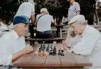 two men playing chess